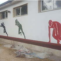 Murales al Campo Scuola